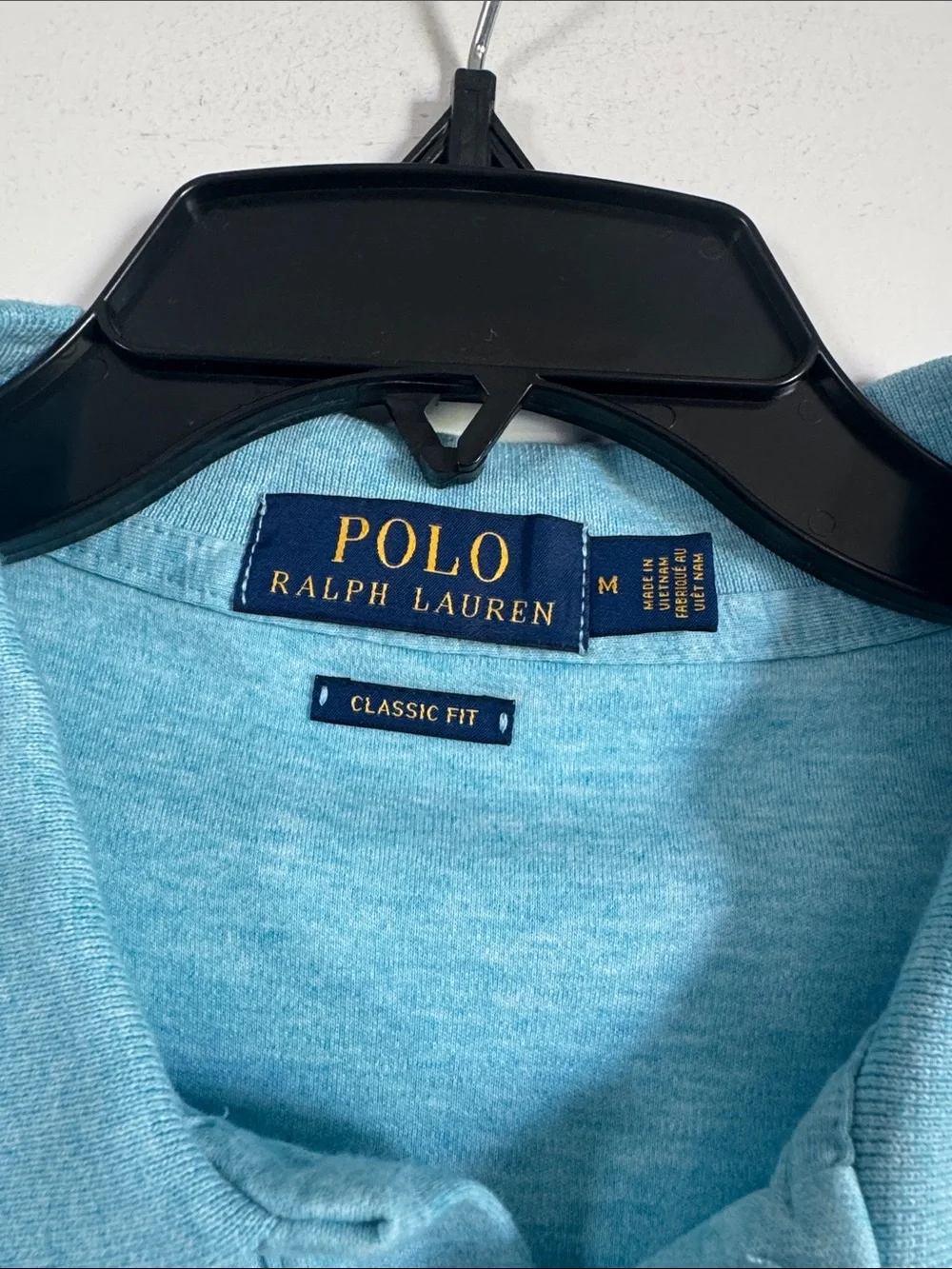 Polo by Ralph Lauren Heathered Aqua Cotton Polo Shirt (1040)
